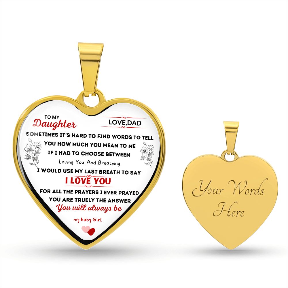 HEART FROM DAD TO DAUGHTER