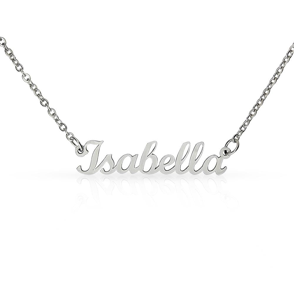 Personalized name necklace/made and shipped in USA