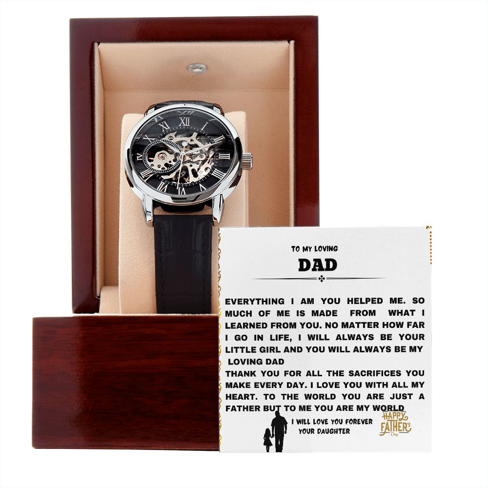 MEN OPENWATCH TO DAD FROM DAUGHTER