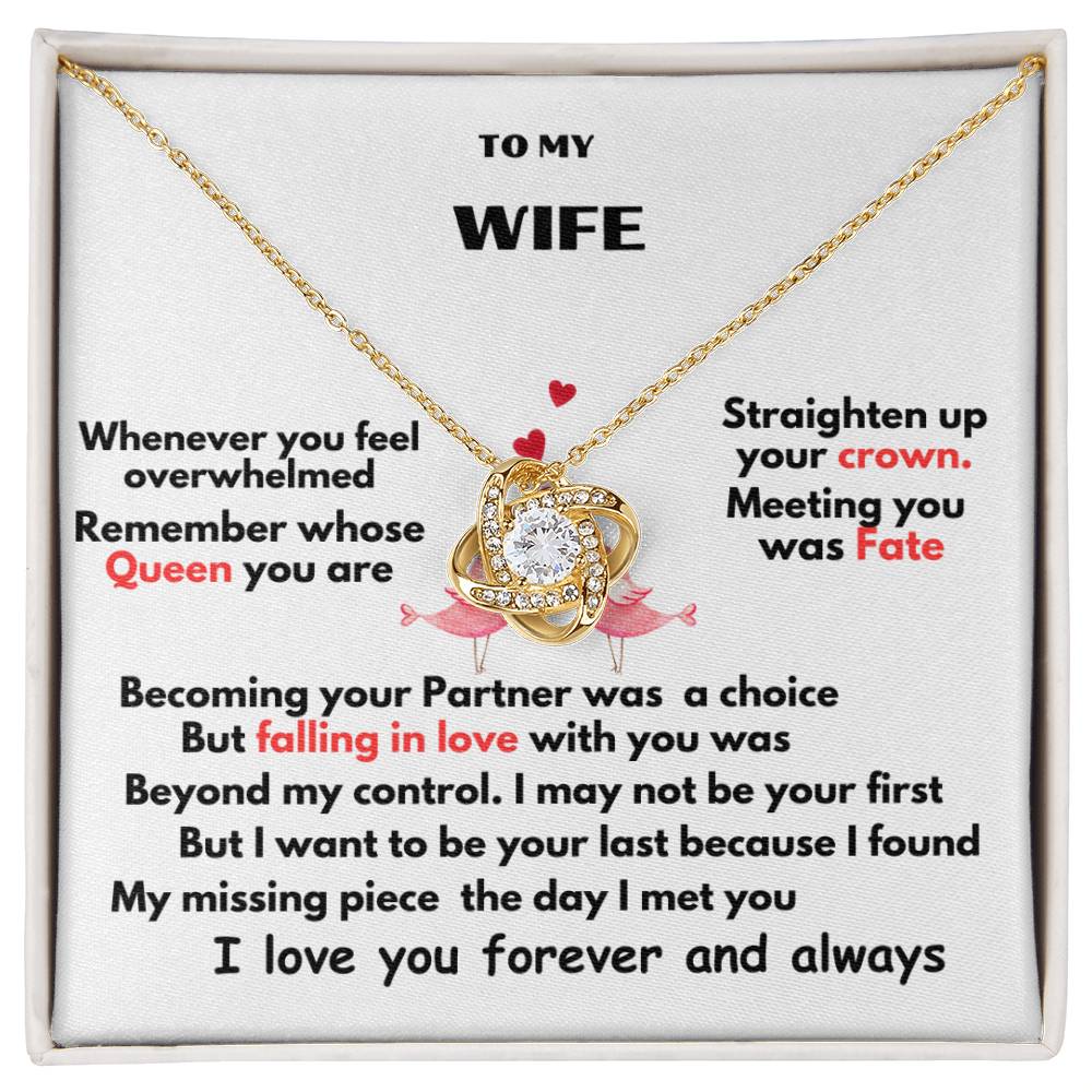 LOve knot to my wife