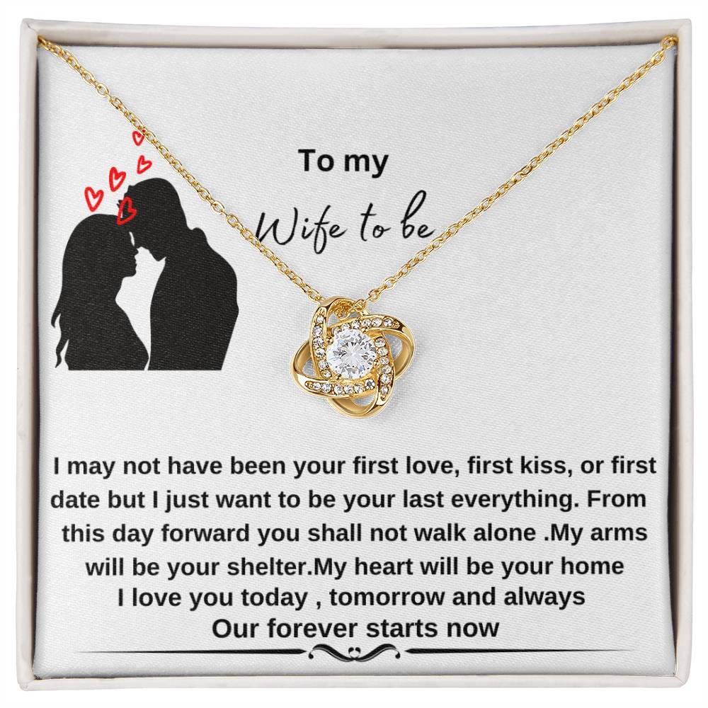 Special necklace to my wife to be