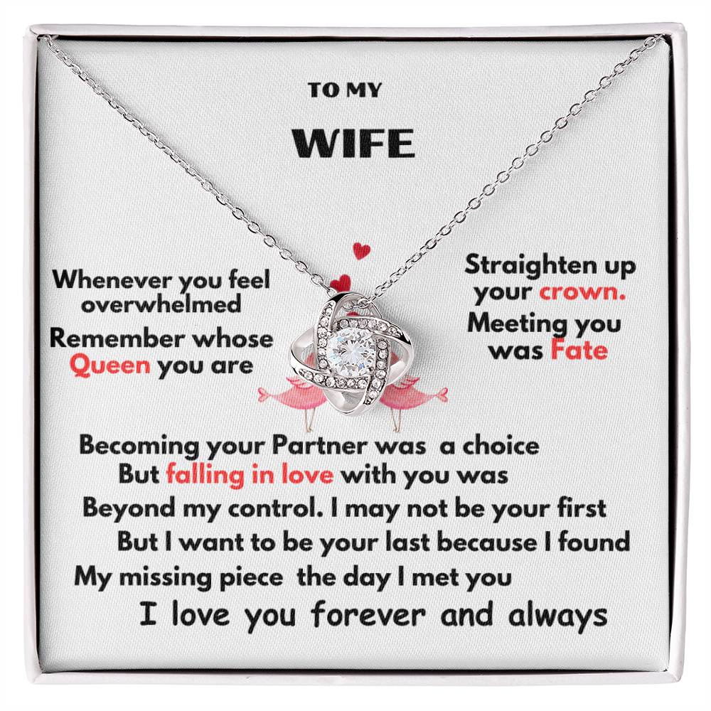 LOve knot to my wife