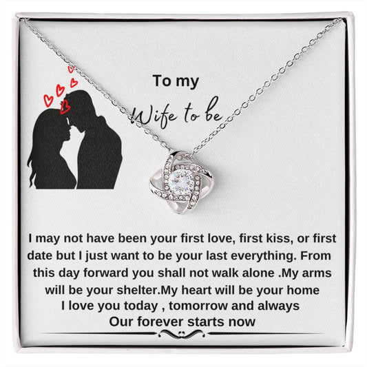 Special necklace to my wife to be