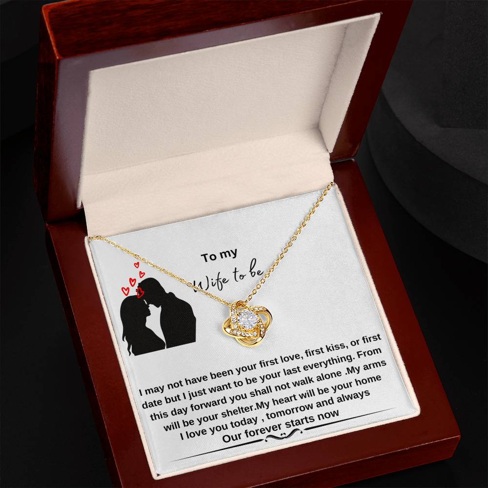 Special necklace to my wife to be