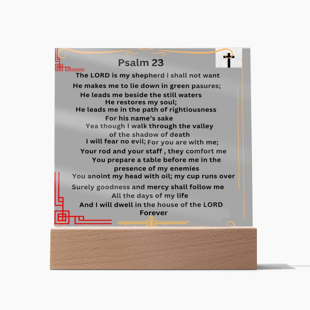 PSALM 23 PLAQUE