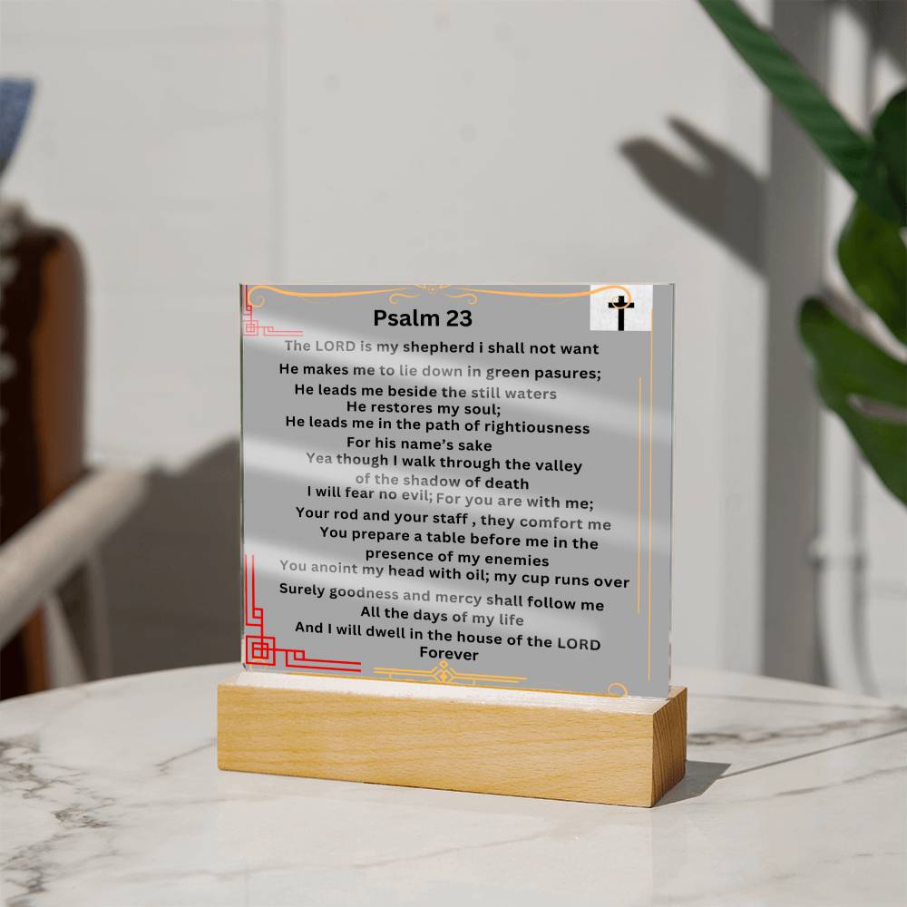 PSALM 23 PLAQUE