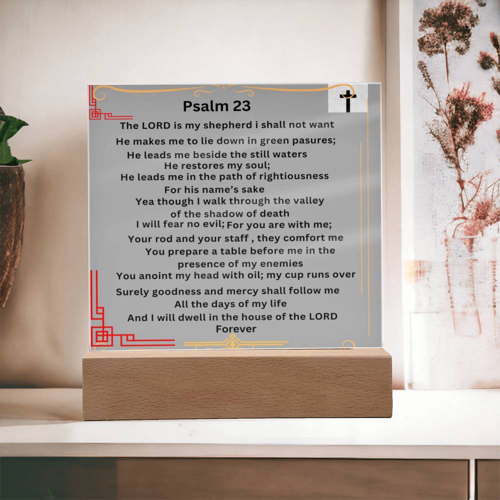 PSALM 23 PLAQUE