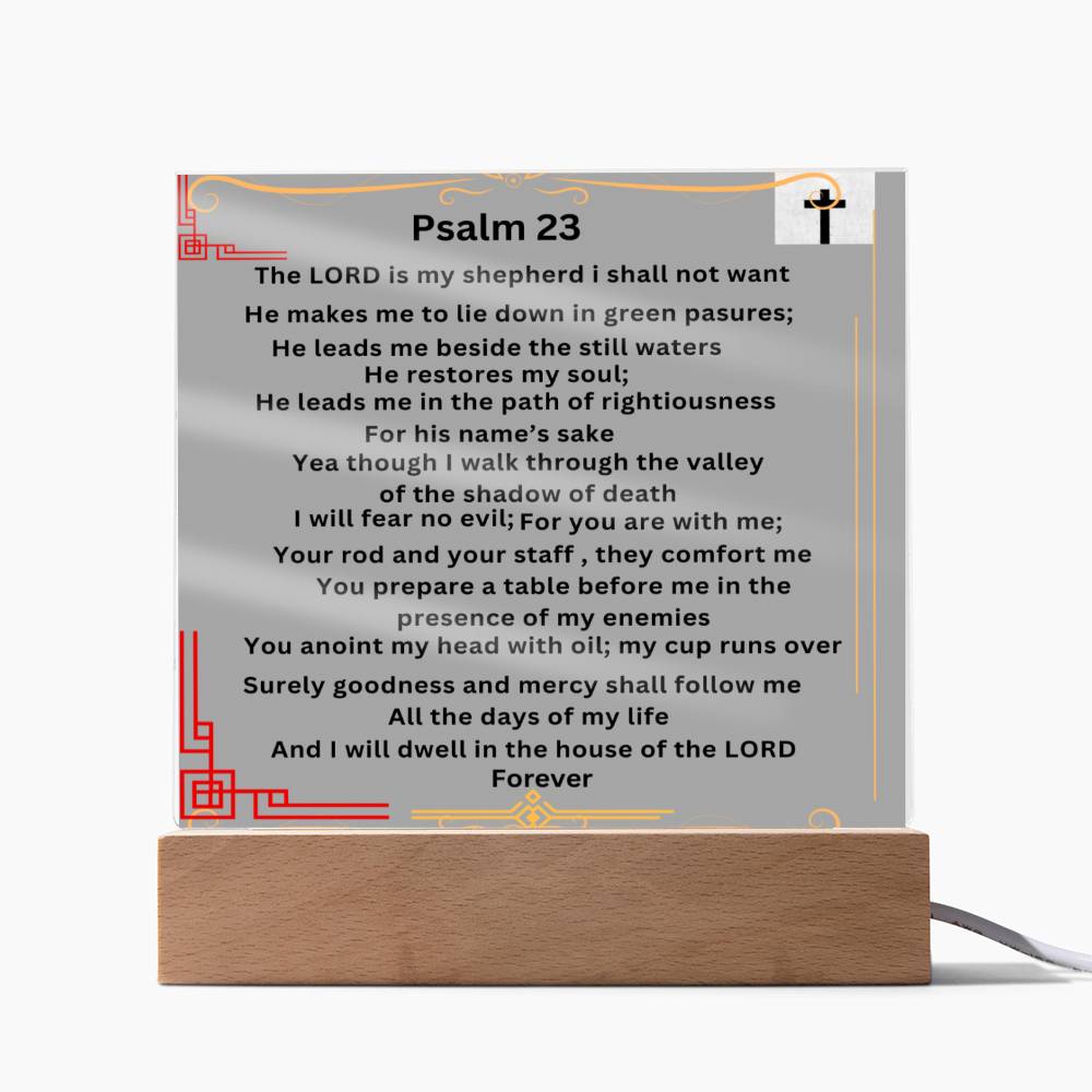 PSALM 23 PLAQUE