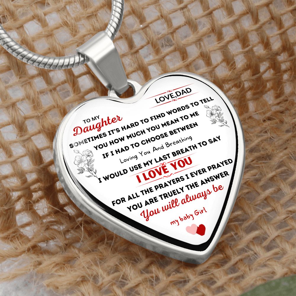 HEART FROM DAD TO DAUGHTER