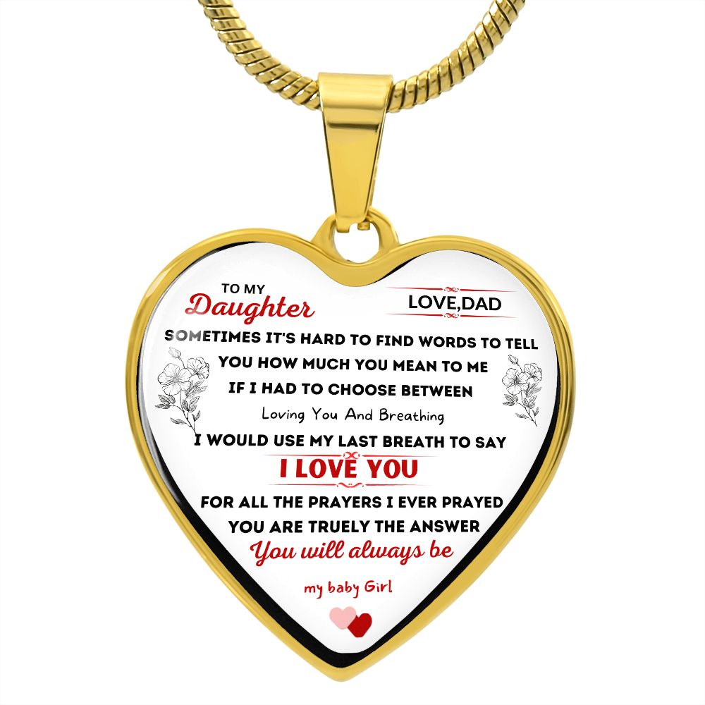 HEART FROM DAD TO DAUGHTER