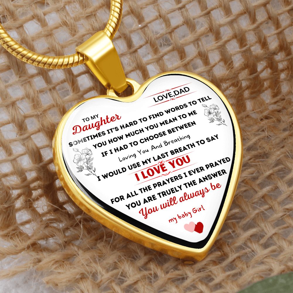 HEART FROM DAD TO DAUGHTER