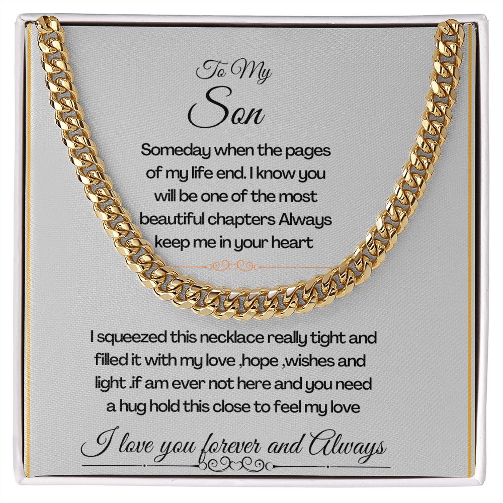 CUBAN LINK TO MY SON