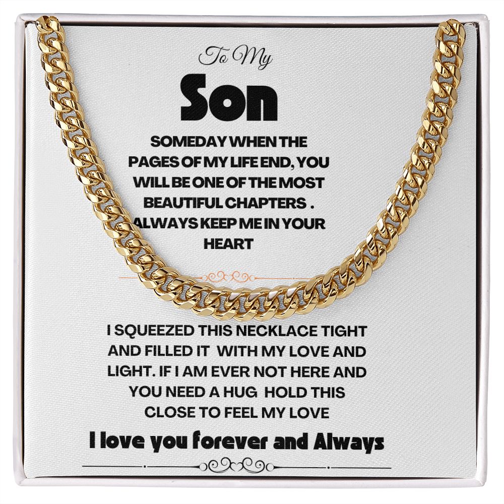 CUBAN LINK TO MY SON