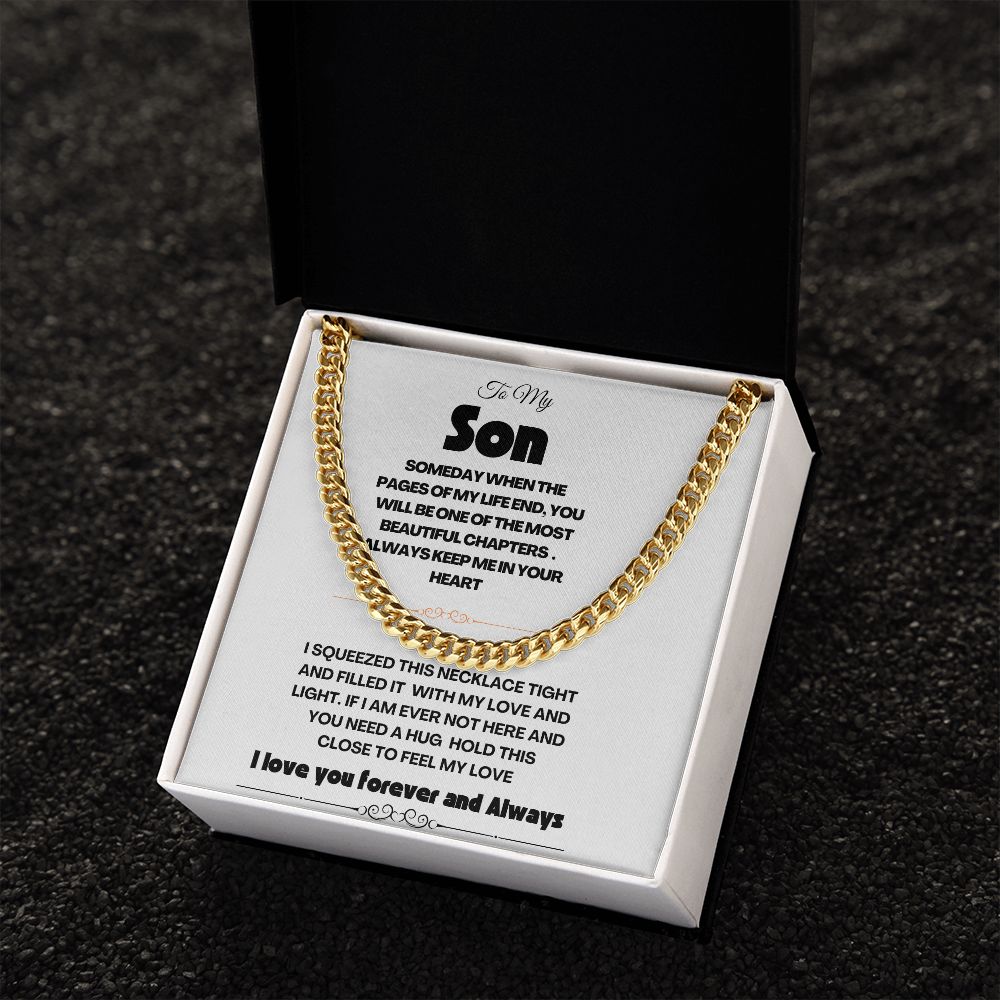 CUBAN LINK TO MY SON