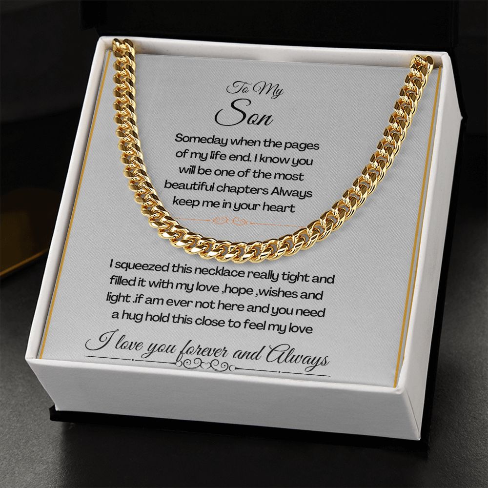 CUBAN LINK TO MY SON