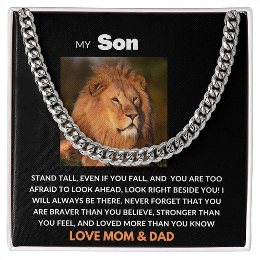 CUBAN LINK CHAIN TO MY SON