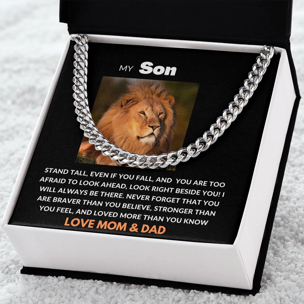 CUBAN LINK CHAIN TO MY SON