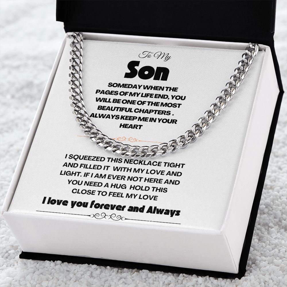 CUBAN LINK TO MY SON