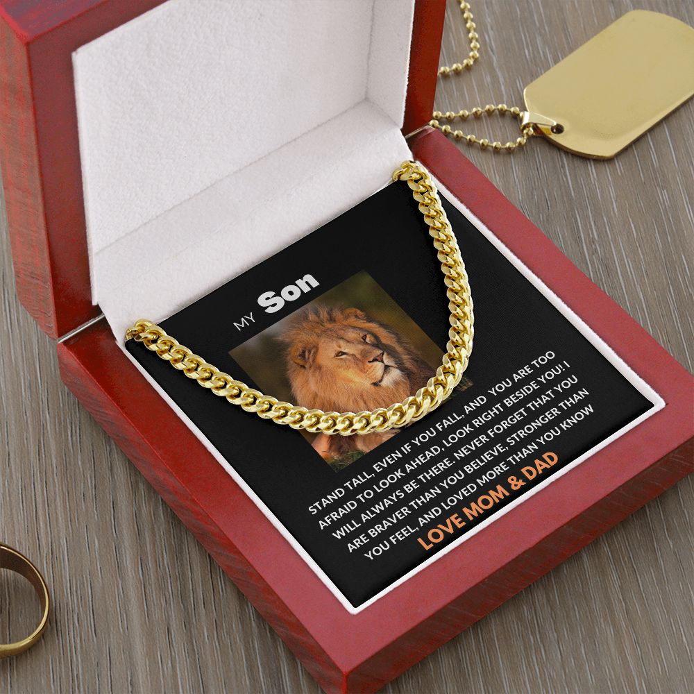 CUBAN LINK CHAIN TO MY SON