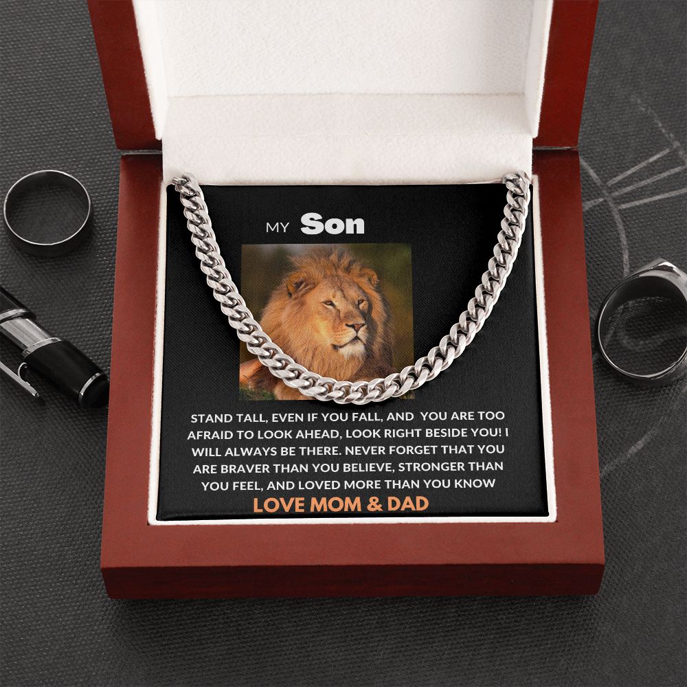 CUBAN LINK CHAIN TO MY SON