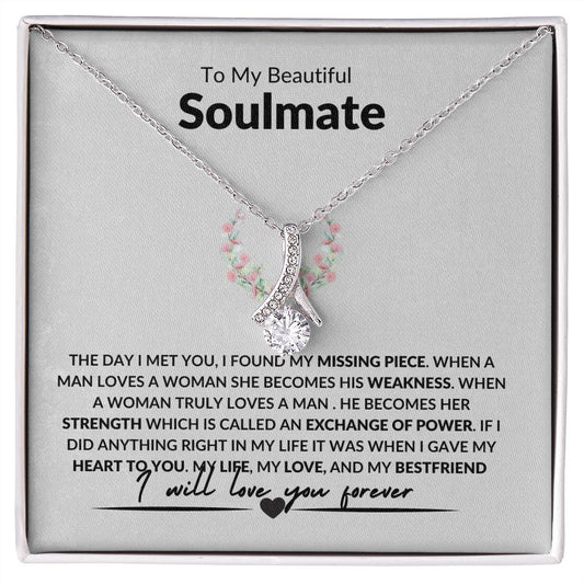 ALLURING BEAUTY NECKLACE TO MY SOULMATE