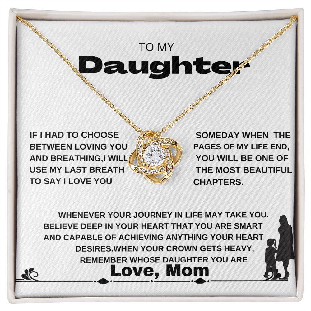 LOVE KNOT TO MY DAUGHTER