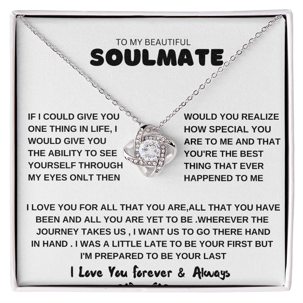 love knot to my soulmate