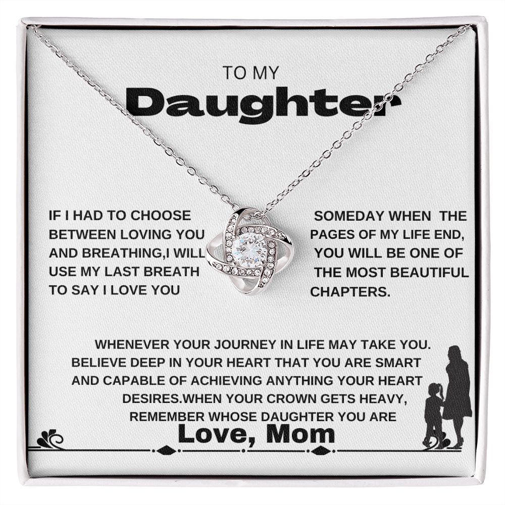 LOVE KNOT TO MY DAUGHTER