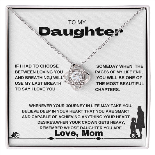 LOVE KNOT TO MY DAUGHTER