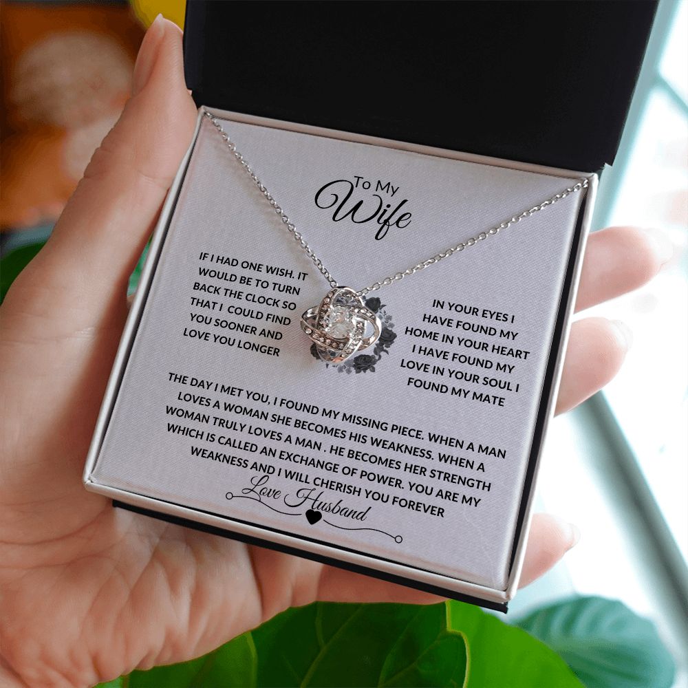 LOVEKNOT NECKLACE TO MY WIFE