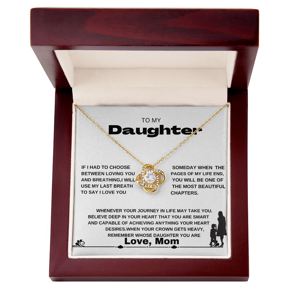 LOVE KNOT TO MY DAUGHTER