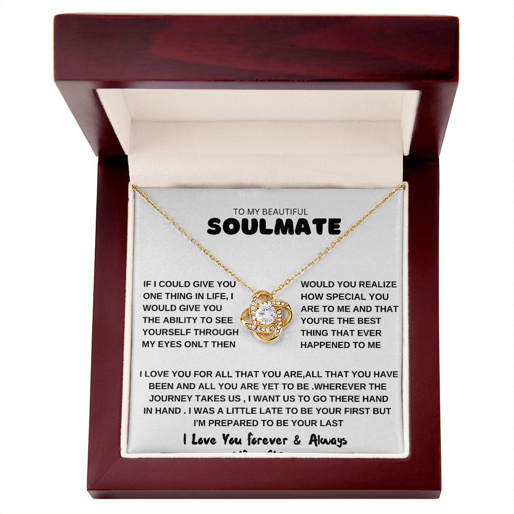 love knot to my soulmate