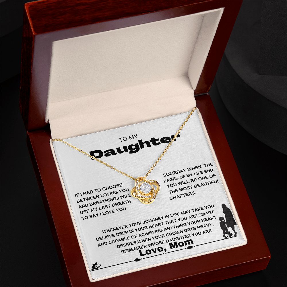 LOVE KNOT TO MY DAUGHTER