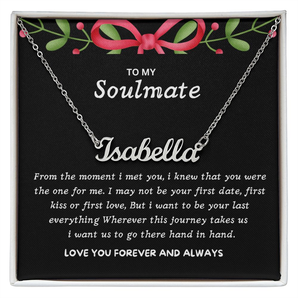 personalized name necklace just for her