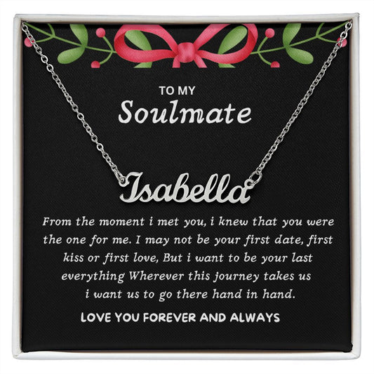 personalized name necklace just for her