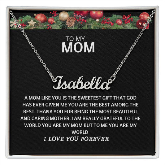 CUSTOM NECKLACE FOR MY MOM