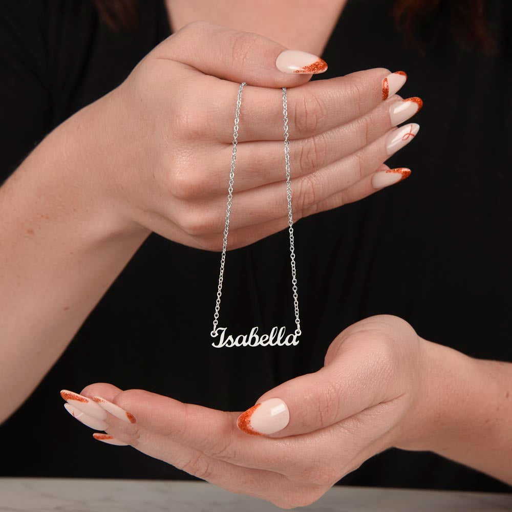 personalized name necklace just for her