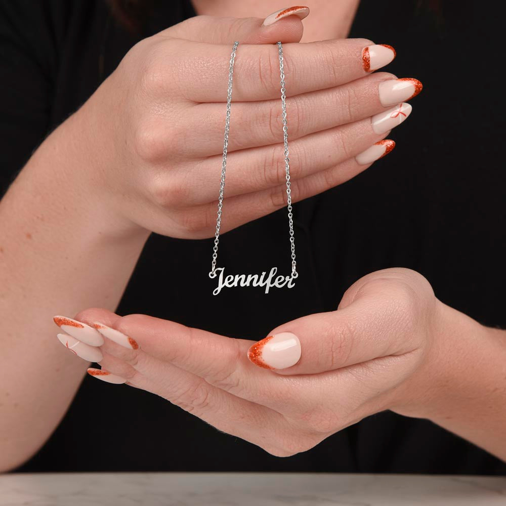 Just for her personalized necklace