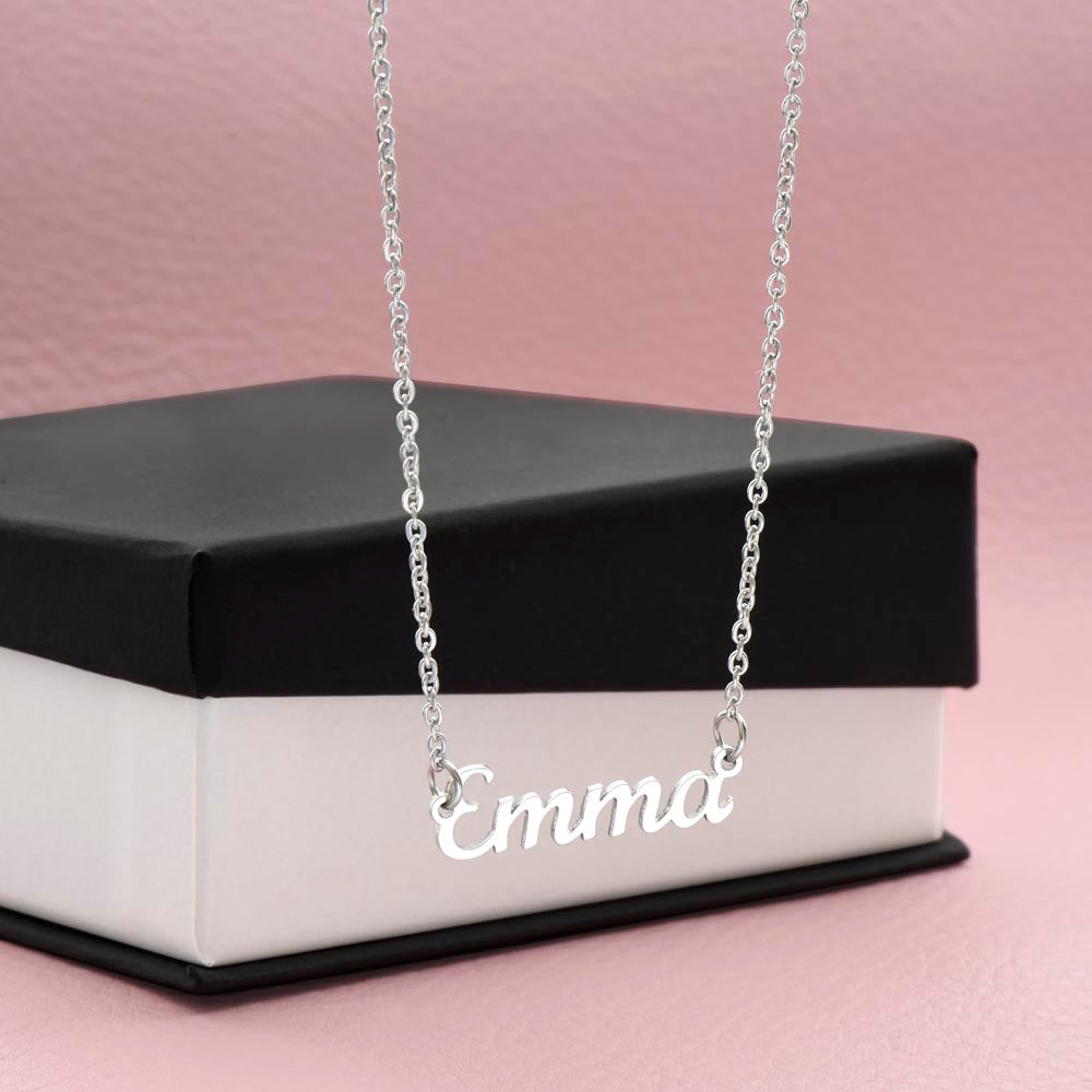 personalized name necklace just for her