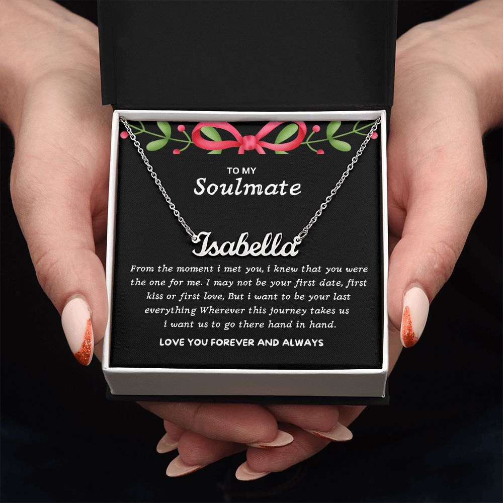 personalized name necklace just for her