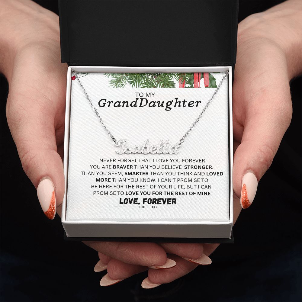 PERSONALIZED  NECKLACE FOR MY GRAND DAUGHTER