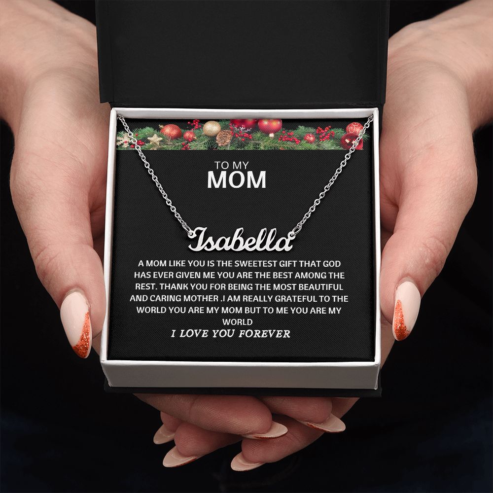 CUSTOM NECKLACE FOR MY MOM