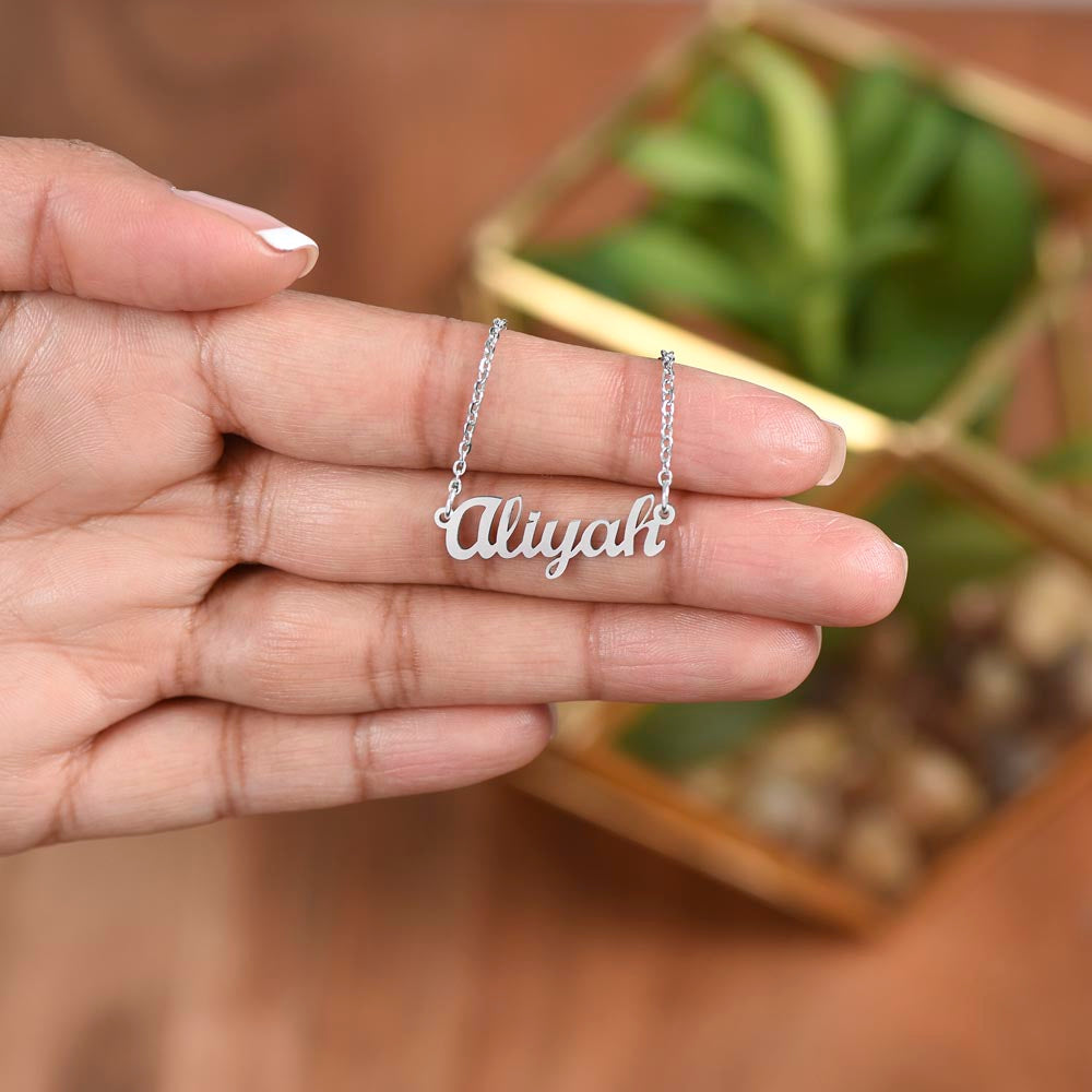 Just for her personalized necklace