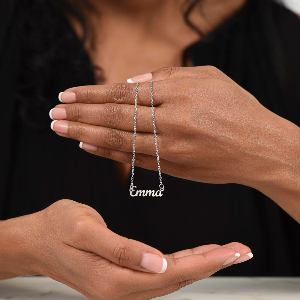 personalized name necklace just for her