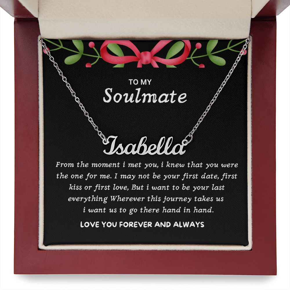 personalized name necklace just for her