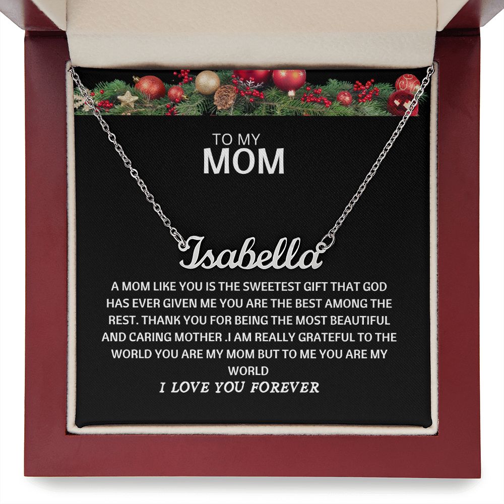 CUSTOM NECKLACE FOR MY MOM