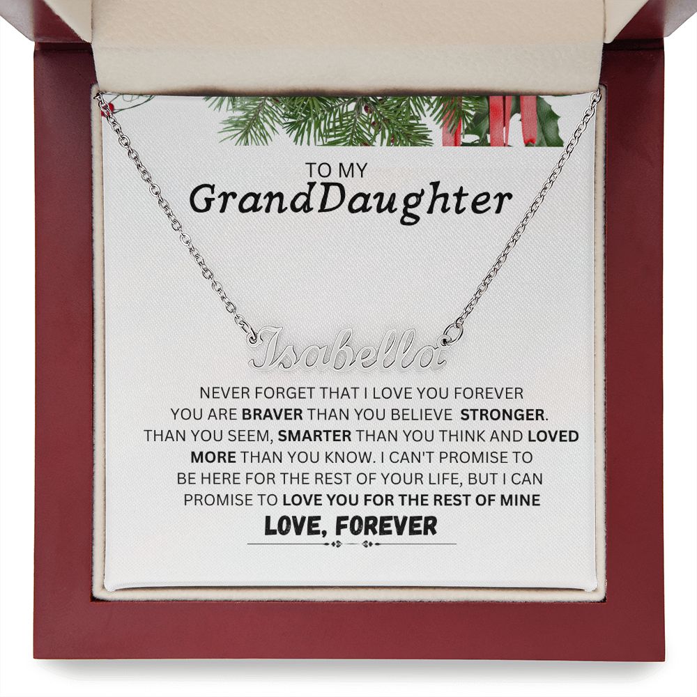 PERSONALIZED  NECKLACE FOR MY GRAND DAUGHTER