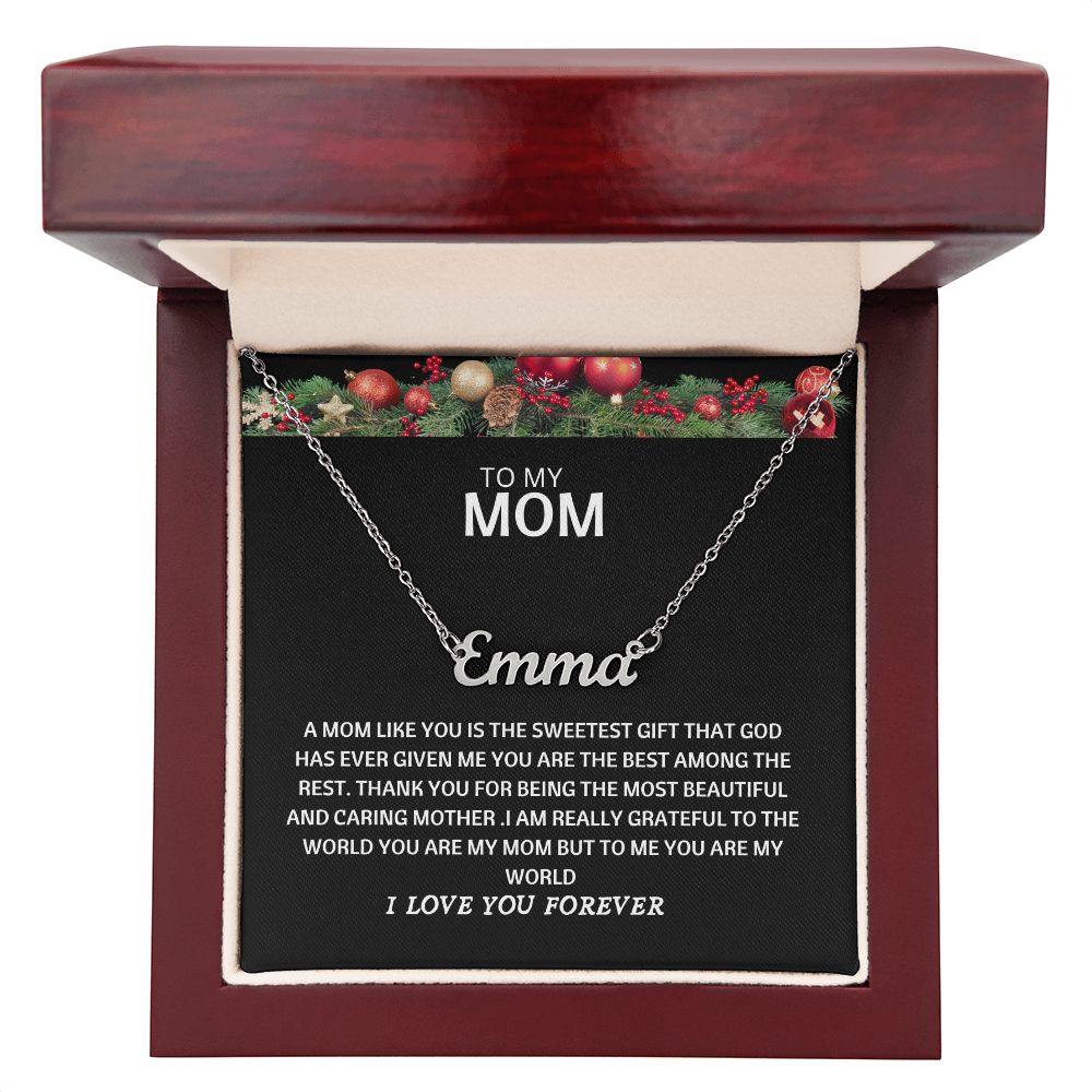 CUSTOM NECKLACE FOR MY MOM