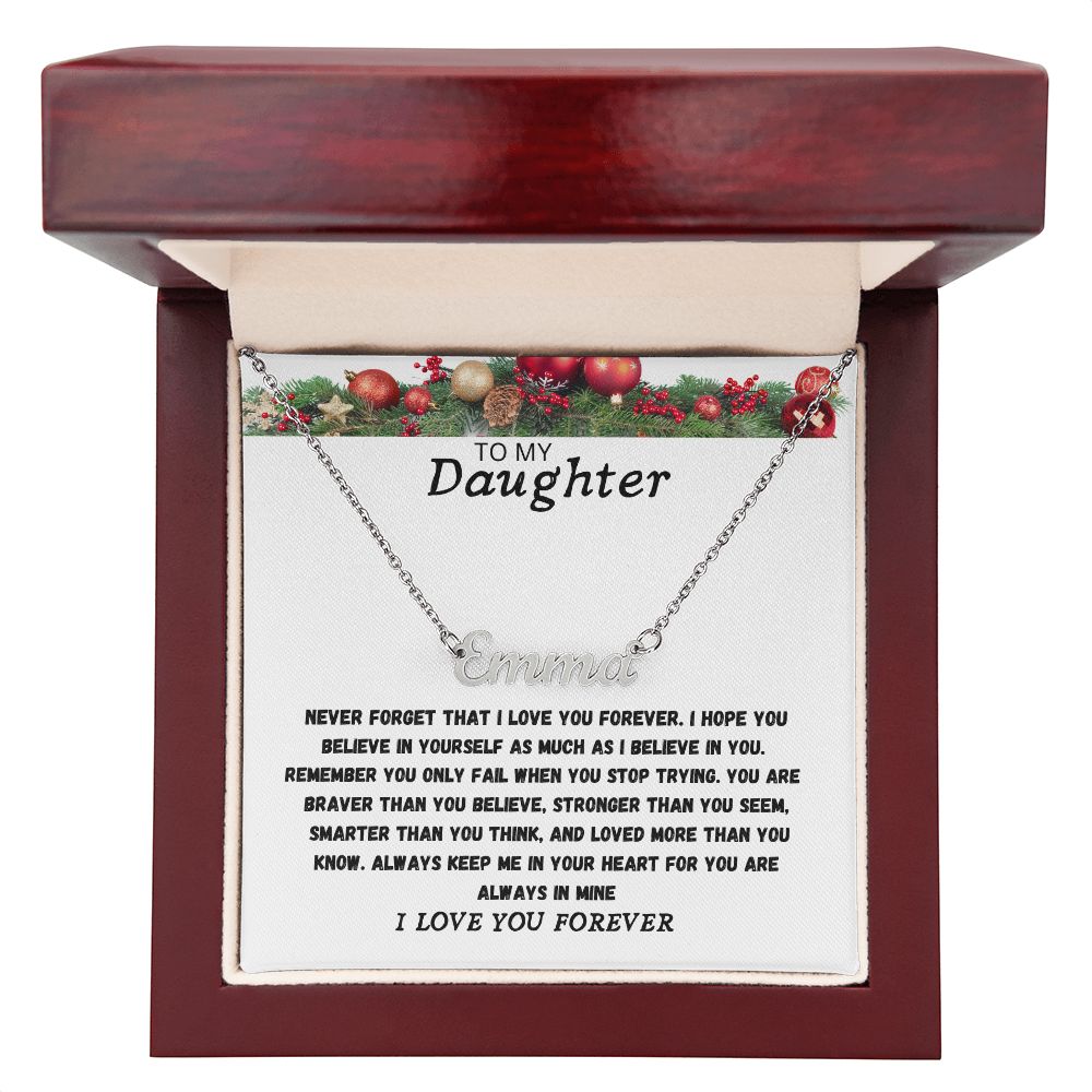 PERSONALIZED NAME NECKLACE FOR MY DAUGHTER