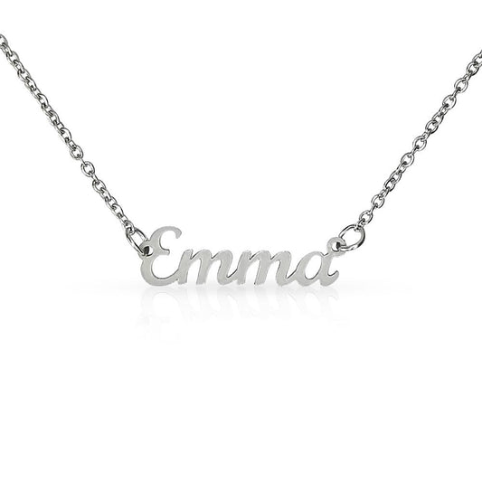 Personalized name necklace/made and shipped in USA